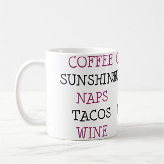 Caneca De Café Café Sol Brilhante Sonecas Tacos Vinho