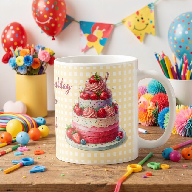 Caneca De Café Café Taza de cumpleaños (Criador carregado)