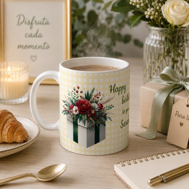 Caneca De Café Café Taza de cumpleaños (Criador carregado)