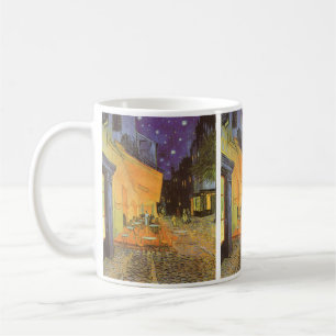 Caneca De Café Café Terrace à noite por Vincent van Gogh