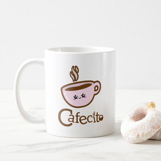 Caneca De Café Cafecito Mug (Com Donut)