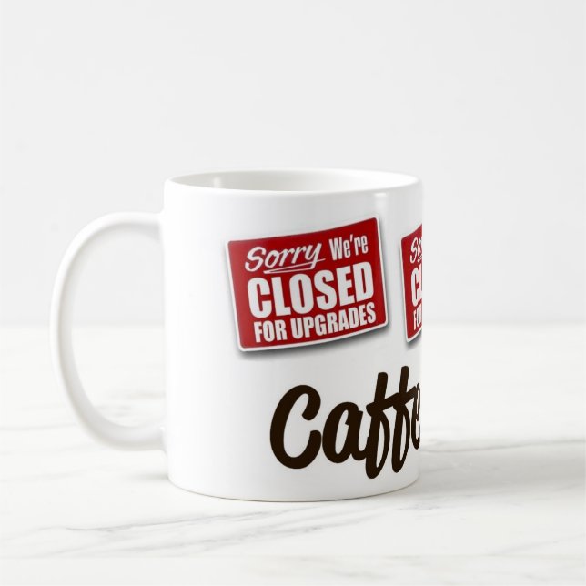 Caneca De Café Cafein Caffeine Fin Fix (Esquerda)
