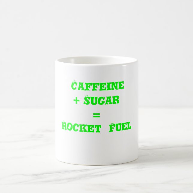 Caneca De Café Cafeína + Combustível de Sugar=Rocket (Centro)