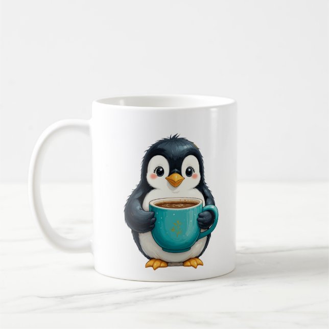Caneca De Café Cafeine e Chill com o Pinguim (Esquerda)
