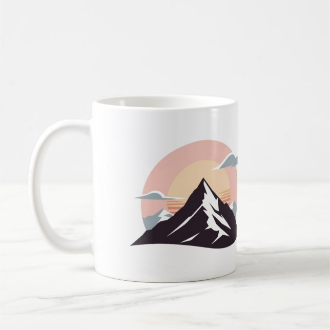 Caneca De Café Cafeine e Confidence Mountain Mug (Esquerda)