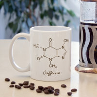 Cafeine Molecule Cafés Personalizados