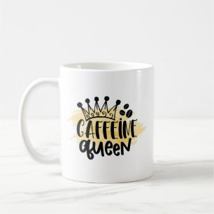 Caneca De Café Cafeine Queen Coffee Mug - Engraçado presente para