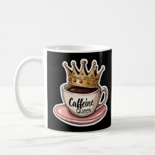 Caneca De Café Cafeine Queen - Coroa por Café