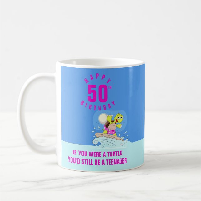 Caneca De Café Cafeteira engraçada de 50 anos (Esquerda)