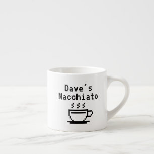 Caneca de café Caffè Macchiato com nome personaliz