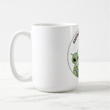 Caffeinated Cosmos Cute Funny Alien Coffee