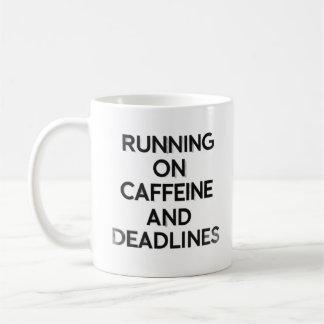 Caneca De Café Caffeine & Deadlines Hustle Mug