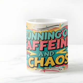 Caneca De Café Caffeine e Chaos Mug