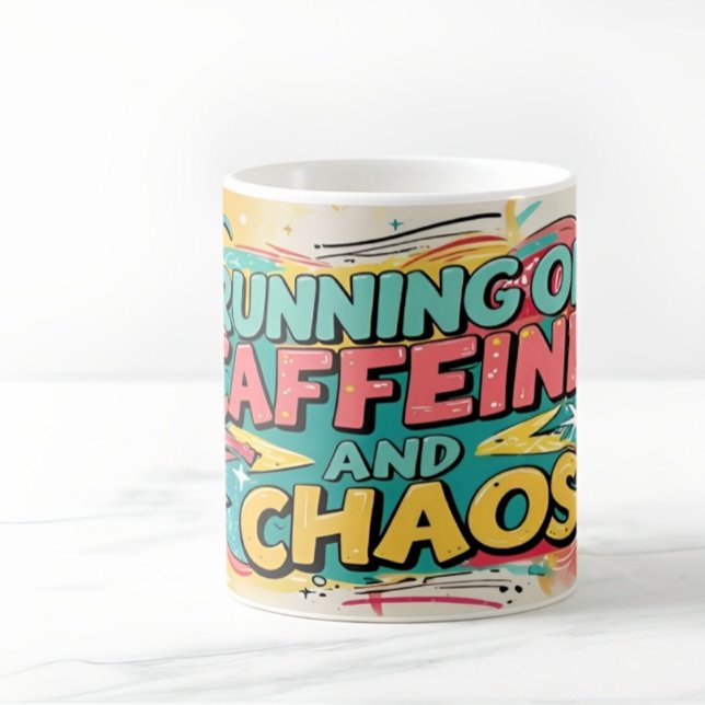 Caneca De Café Caffeine e Chaos Mug (Criador carregado)