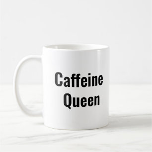 Caneca De Café Caffeine Queen