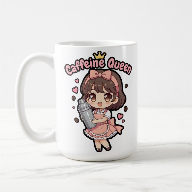 Caneca De Café Caffeine Queen (Esquerda)