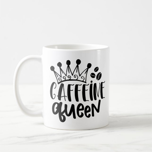 Caneca De Café Caffeine Queen (Esquerda)