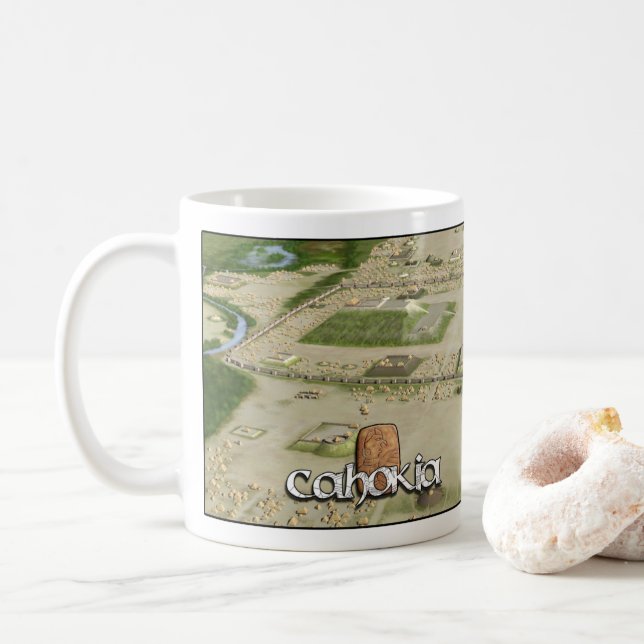 Caneca De Café Cahokia (Com Donut)
