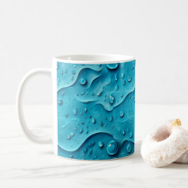 Caneca De Café Cai no padrão oceânico