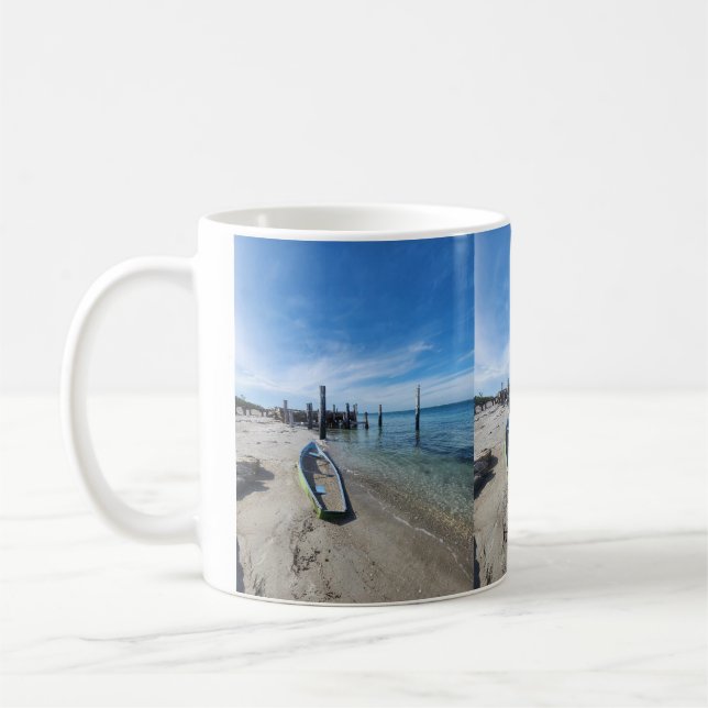 Caneca De Café Caiaque Encalhado (Esquerda)
