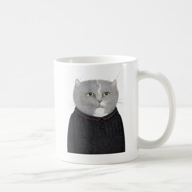 Caneca De Café Cãibras brancas CAT HUSEKEEPER (Direita)