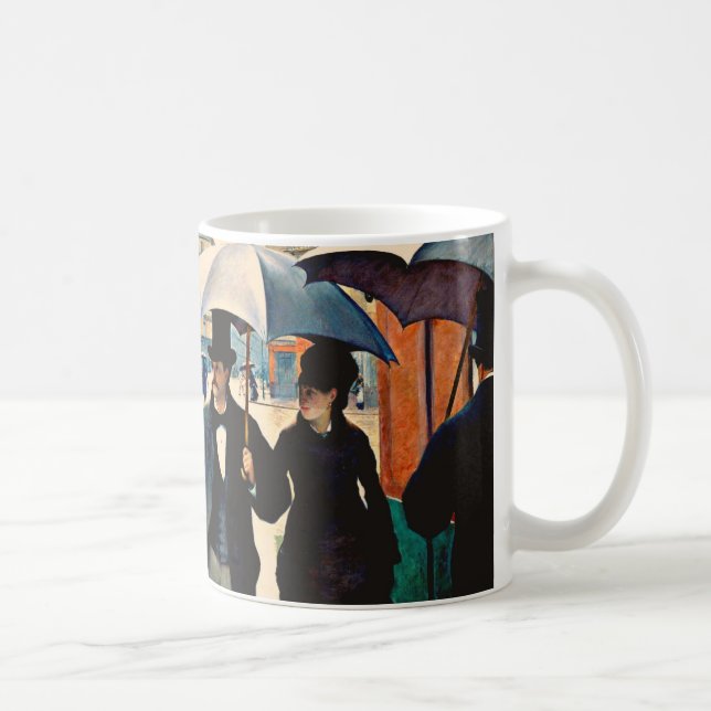 Caneca De Café Caillebotte - Paris em uma Mug Rainy Day (Direita)