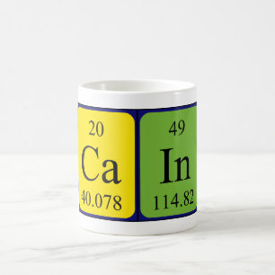 Caneca De Café Cain periódico nome da mesa