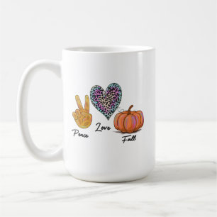 Caneca De Café Cair do Amor pela Paz