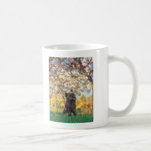 Caneca De Café Cairn Terrier (Brindle 21) - Primavera