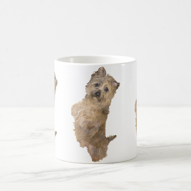 Caneca De Café Cairn Terrier em Pé (Centro)