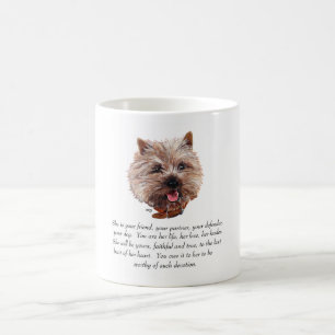 Caneca De Café Cairn Terrier Lembrança - FÊMEA