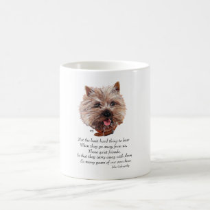 Caneca De Café Cairn Terrier Ponte do Arco-íris