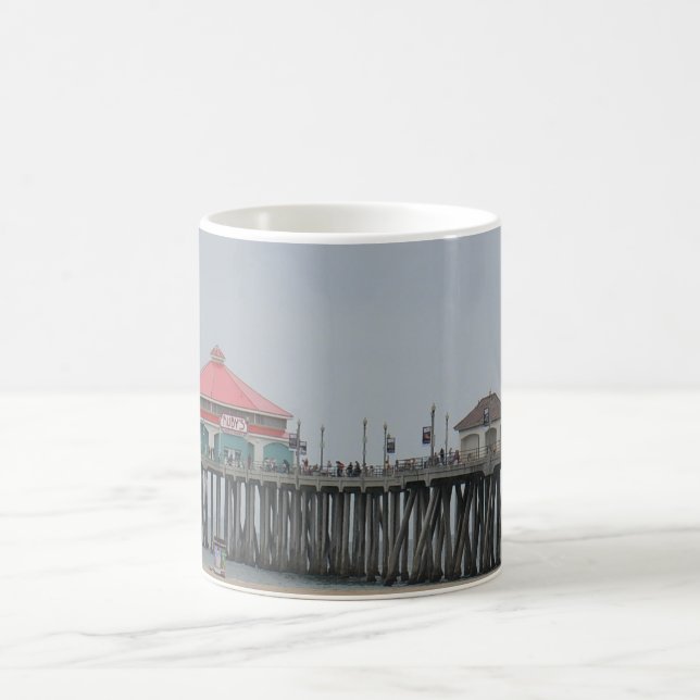Caneca De Café Cais de Huntington Beach (Centro)