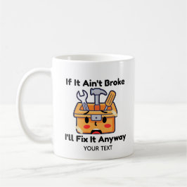 Caneca De Café Caixa de Ferramentas de Faz-Tudo Engraçada Piada P