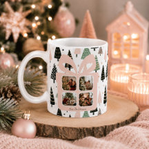 Caixa de Presente Personalizada de Natal Rosa Mode