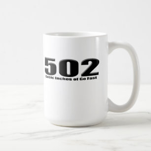 Caneca De Café Caixa grande do bloco de 502 Chevy