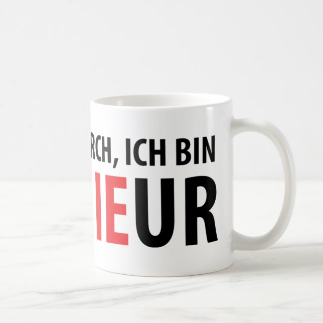 Caneca De Café Caixa Ingenieur do ich do durch do mich de Lasst (Direita)