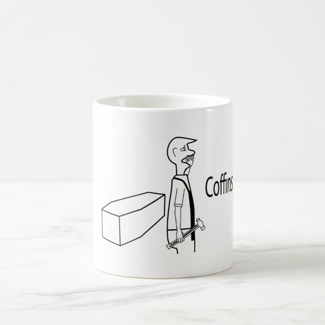 Caneca De Café Caixão pronto (Centro)