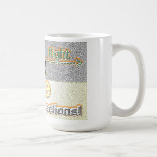 Caneca De Café Caixas de Mão Acríricas - Sinal de Mouse - Vidro d