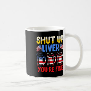 Caneca De Café Cala Fígado Você Está Bem Dia da Independência EUA