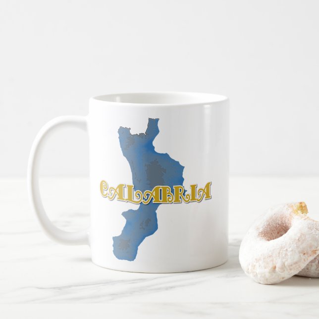 Caneca De Café Calábria (Com Donut)