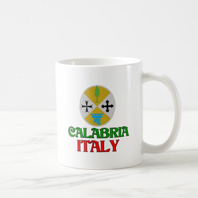 Caneca De Café Calabria Italia (Direita)
