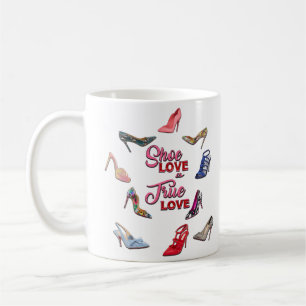 Caneca De Café Calçados de salto alto colagem Stiletto saltos