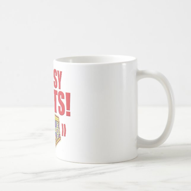 Caneca De Café Calças Bossy floridos (Direita)