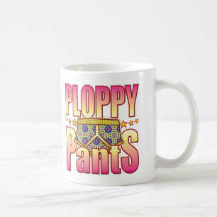 Caneca De Café Calças floridos de Ploppy