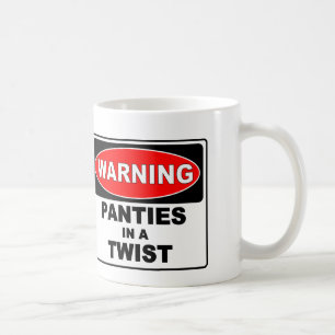 CANECA DE CAFÉ CALCINHAS EM UMA TORÇÃO