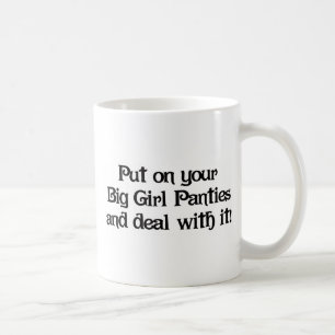 Caneca De Café Calcinhas grandes da menina