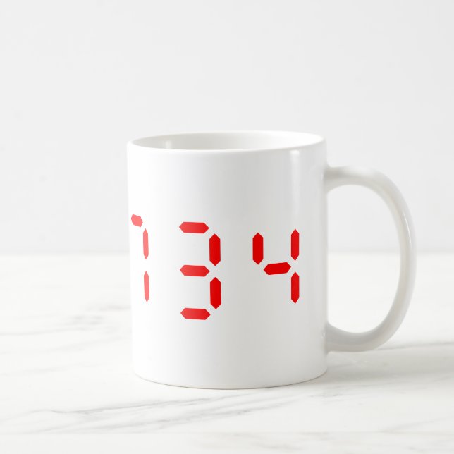 Caneca De Café Calculadora de LED Hello | 0,7734 (Direita)