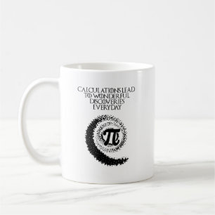 Caneca De Café Cálculos Levam Descobertas Maravilhosas Matemática