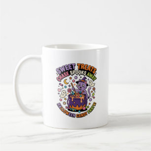 Caneca De Café Caldeirão de Doces de Halloween Presentes Assustad